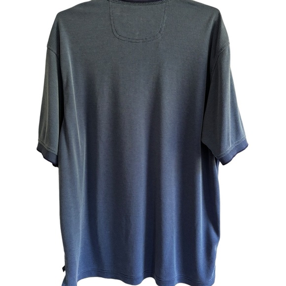 Tommy Bahama Men’s Polo Shirt Blue Patterned Modal Blend Short Sleeve Size XL - Picture 7 of 7